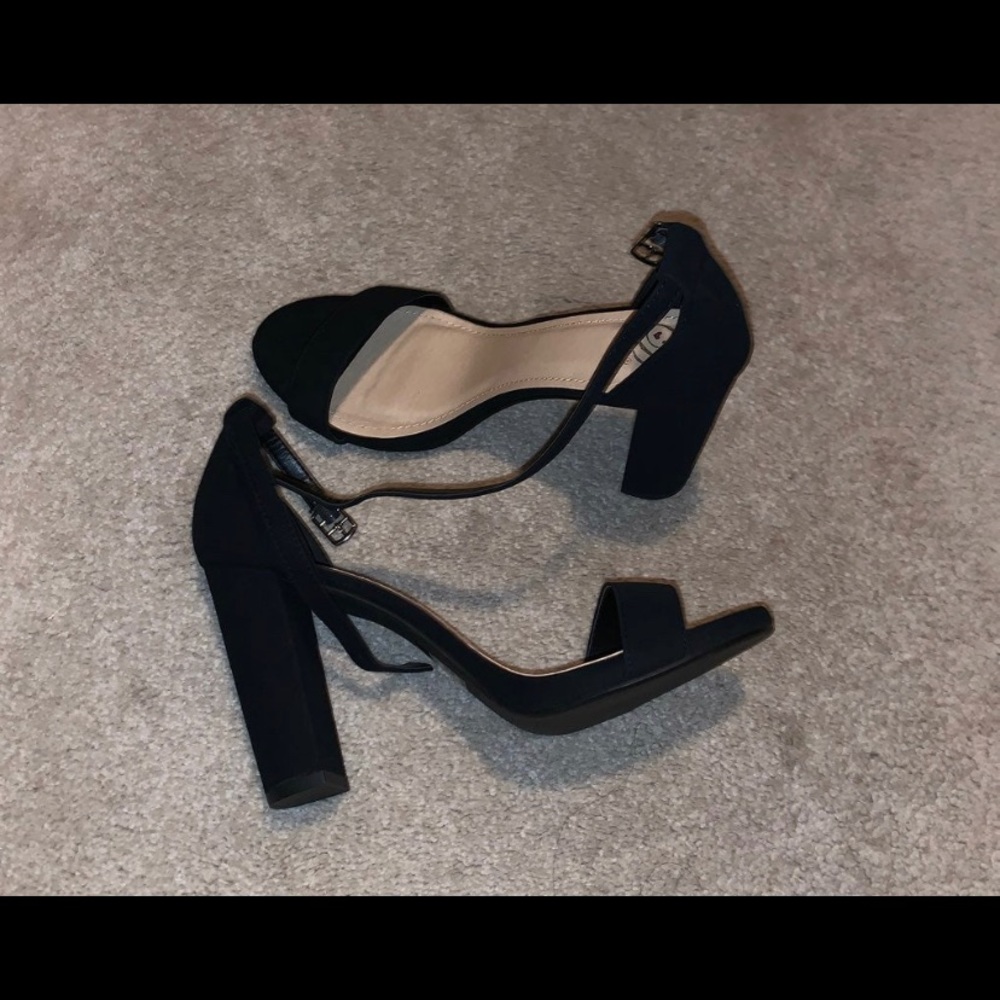 Black high heels